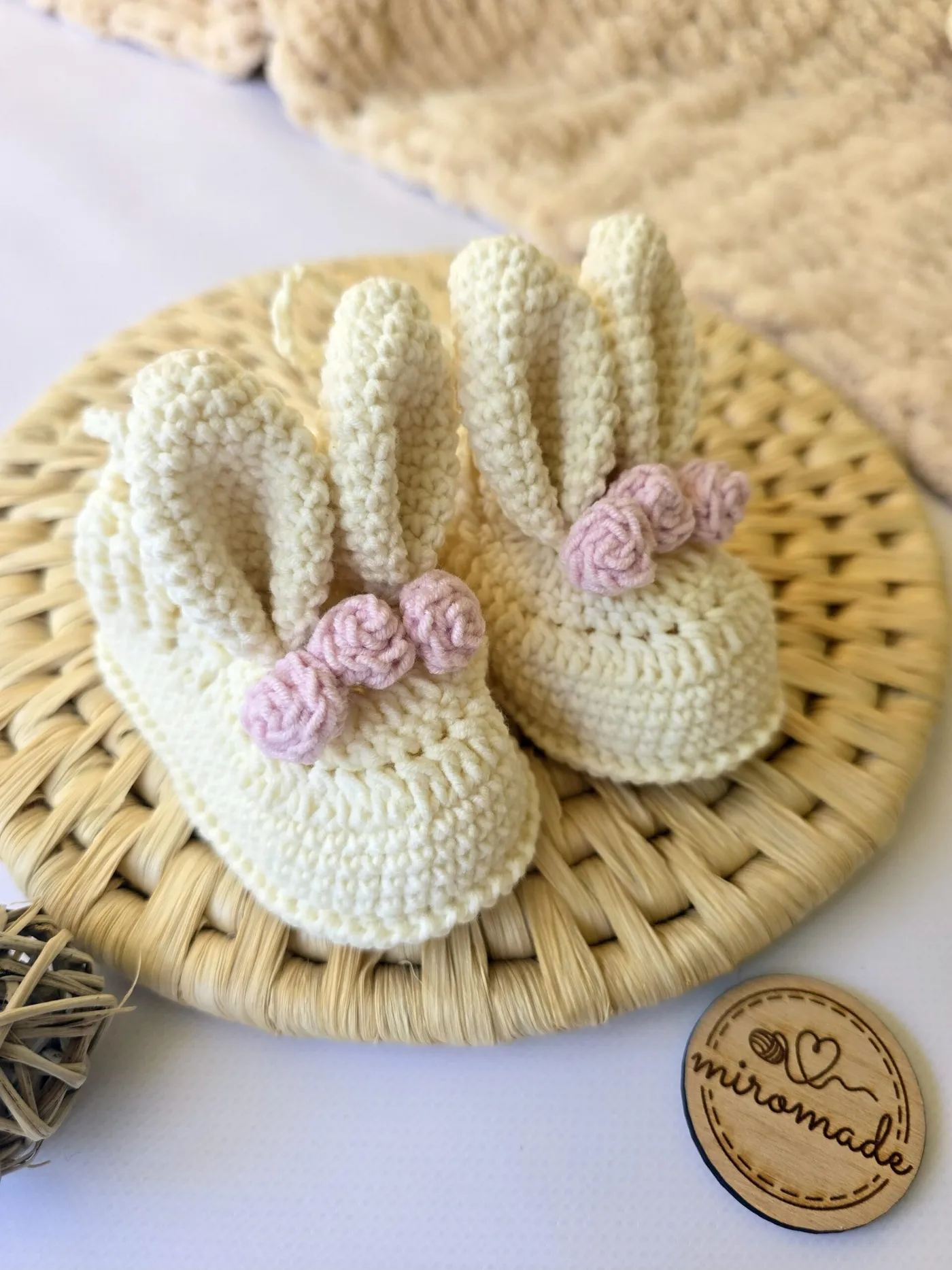 Gehäkelte Baby-Finkli Handgemacht