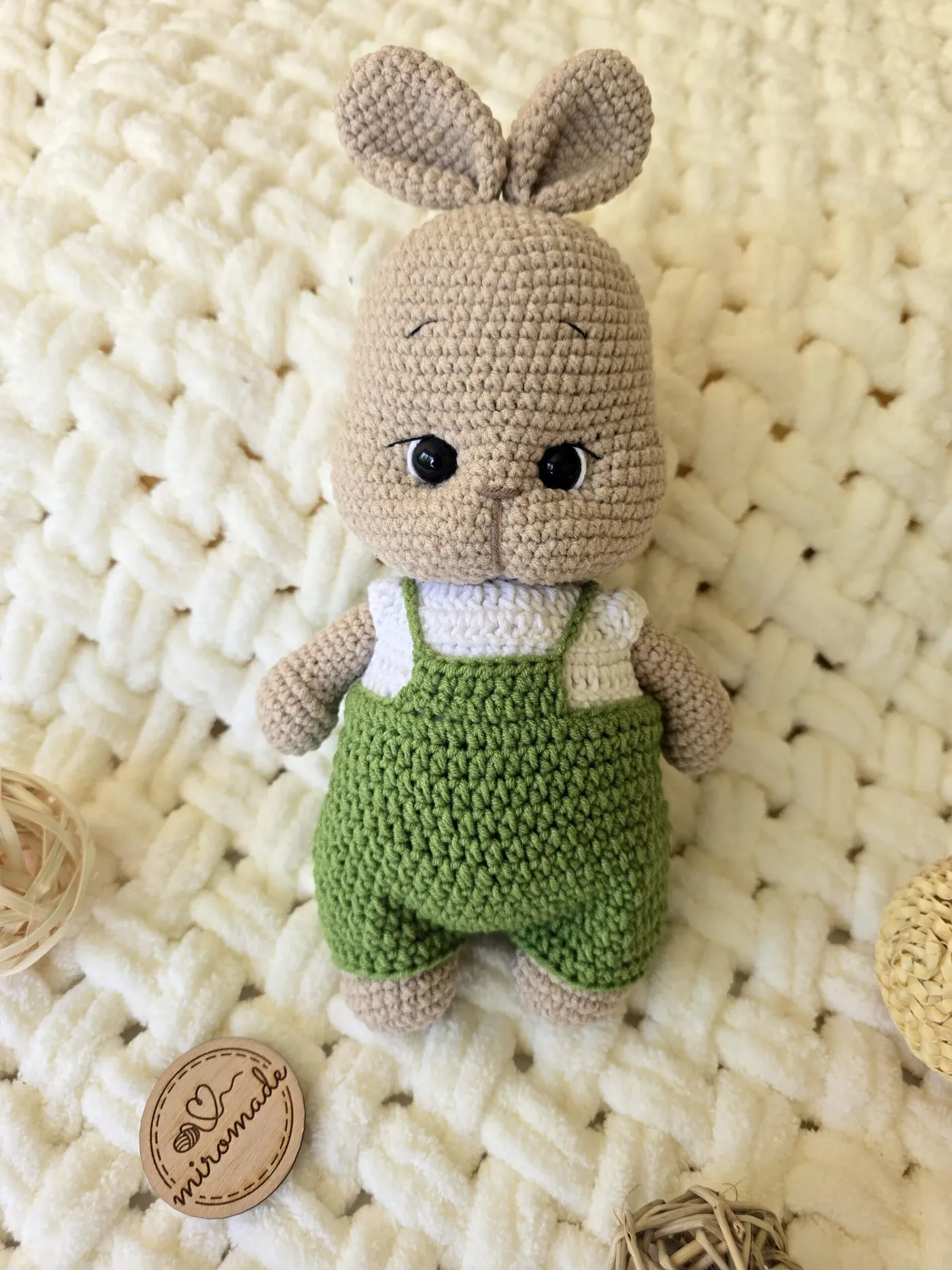 Gehäkelter Hase Kuscheltier Handgemacht