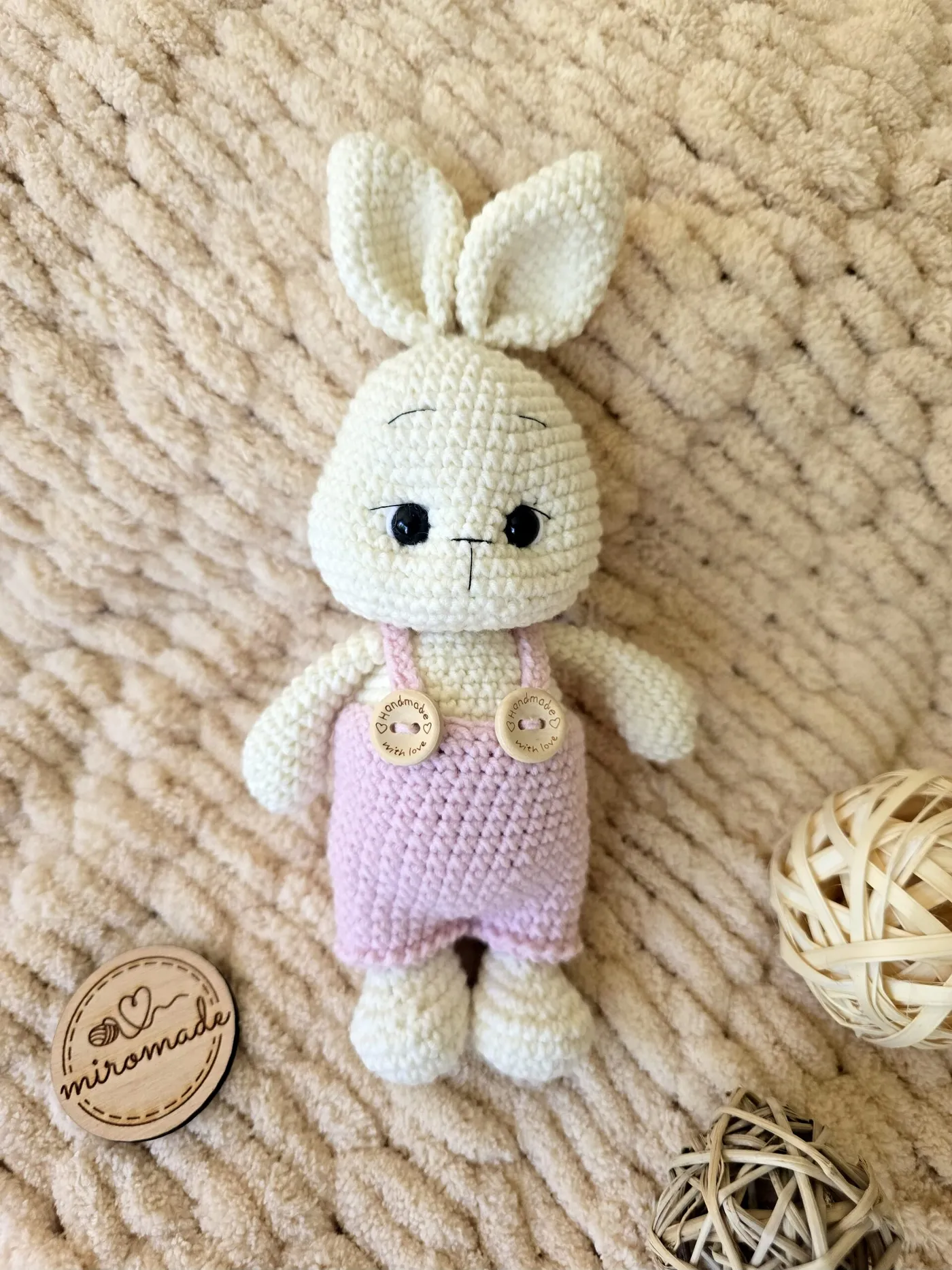 Gehäkeltes Kuscheltier Handgemacht Hase